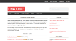 Desktop Screenshot of funnyandjokes.com